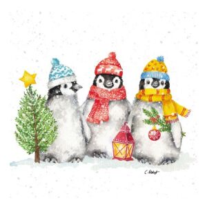 PPD.C333003103 Sacred Penguins papírszalvéta 33x33cm, 20db-os 142290363 - Szalvéta