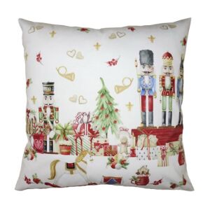 CLEEF.KT021.327 Textil párnahuzat, 45x45cm, polyester, diótörős 142290392 - Lakberendezés