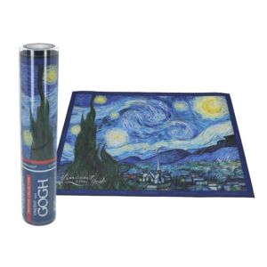 H.C.023-0501 Szövött jellegű tányéralátét 29,5x40cm,polyester,Van Gogh: Csillagos éj 142290408 - Tányéralátét