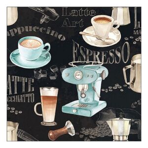 AMB.13319416 Barista black papírszalvéta 33x33cm, 20db-os 142290413 - Háztartási papírtermék