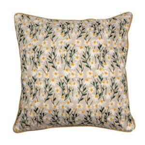 CLEEF.KT021.366 Textil párnahuzat 45x45cm, polyester, margarétás 142290987 - Lakberendezés