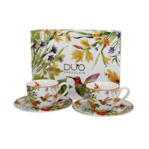 D.G.28355 Porceláncsésze+alj ,110 ml,2 személyes, dobozban, Linnea 142291103 - Tálalás