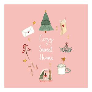 PPD.C333002801 Cozy Home papírszalvéta 33x33cm, 20db-os 142291151 - Szalvéta