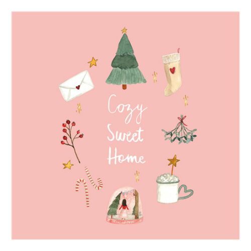 PPD.C333002801 Cozy Home papírszalvéta 33x33cm, 20db-os 142291151