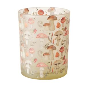 B.G.2069538 Gombás üveg mécsestartó 12x10cm, Wilow 142291176 - Mécsestartó