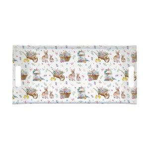 R2S.PA03SPBL Műanyag tálca 41x19cm, Spring Bloom 142291201 - Tálca