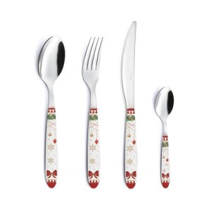 R2S.2272MNOE Rozsdamentes kanál műanyag dekorborítású nyéllel, Magie de Noel 142291263 - Kanál