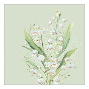 AMB.13319551 Lily of the valley green papírszalvéta 33x33cm, 20db-os 142291279 - Háztartási papírtermék