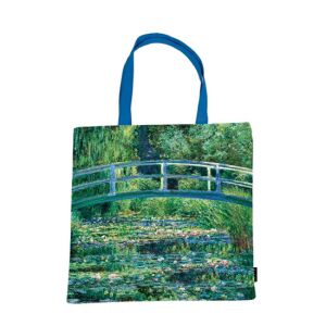 FRI.12736 Textil bevásárlótáska 38x40cm, polyester, Monet: Híd a tavirózsák felett 142291320 - Bevásárló táska- & szatyor