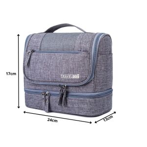 Utazó akasztható kozmetikai táska, szürke - 24x17x13cm 142292074 - Kozmetikai táska