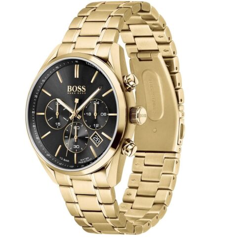 Hugo Boss Champion HB 1513848 Herren Gold Uhr