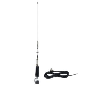 CB-Antenne PNI LED 850, 85 cm, 300 Watt, faltbar, leuchtet beim Senden und PNI T601 Befestigungskabel 142958824 - Radios