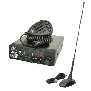 CB PNI ESCORT HP 8024 ASQ paket radio stanica + CB PNI Extra 48 antena s magnetom 142958167 - Audio
