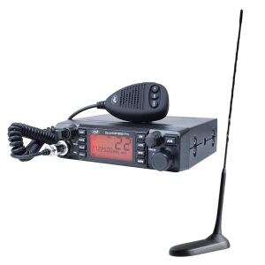 CB PNI ESCORT Radio stanica Kit HP 9001 PRO ASQ 12/24 + CB PNI Extra 45 antena sa magnetom 142958141 - Radio