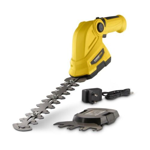 Powerplus POWXG2033 sárga akkus bokornyíró + sövényvágó 7,2V