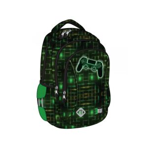 St.Right Neon gamer kontroller mintás iskolatáska, hátizsák BP26 39x27x17cm 142329043 - Unipap