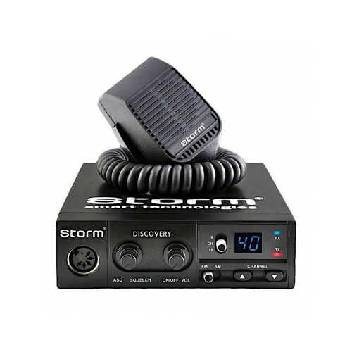 Avanti Storm Discovery adó-vevő állomás, állítható adóteljesítmény, 135 csatorna, méretek 124x38x190mm, kék LED