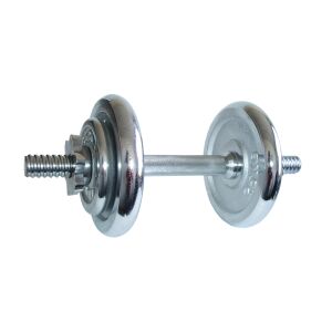 Egykezes súlyzó 8,5 kg - krómozott tárcsák
