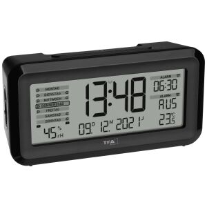 TFA 60.2562.01 Ébresztőóra - Fekete 142363205 - TFA