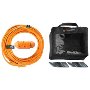 Tether Tools USB Type-C apa - USB Type-C apa Adatkábel - Narancssárga (9.4m) 142368012 - USB kábel