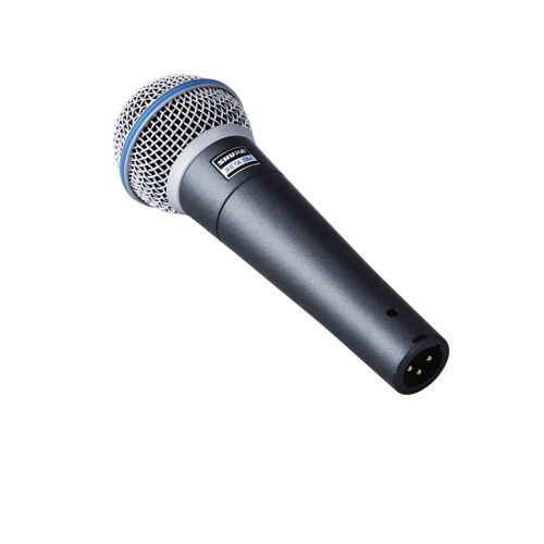 Shure BETA 58A Dinamikus Énekmikrofon ferde nézetben