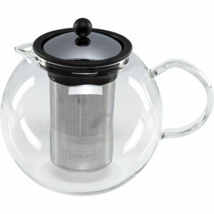 Bodum ASSAM Üveg Teáskanna 1,5L - Fekete / Inox 142387430 - Bodum