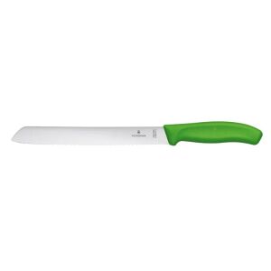Victorinox V-6.86 36.21L4B Kenyérvágó kés 21cm - Zöld 142392987 - Victorinox