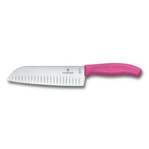 Victorinox V-6.85 26.17L5B Santoku rozsdamentes acél kés 17cm - Pink 142393377 - Victorinox