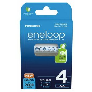 Panasonic BK-3MCDE/4BE Eneloop AA 2000mAh újratölthető Ceruzaelem (4db) 142395362 - Panasonic