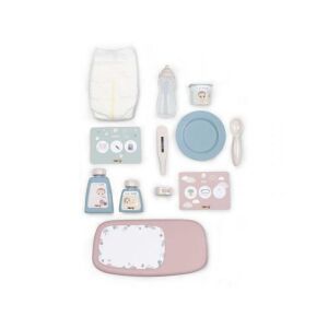 Akcesoria do pielęgnacji lalki Smoby Baby Nurse: pielucha, butelka, termometr i inne - Smoby