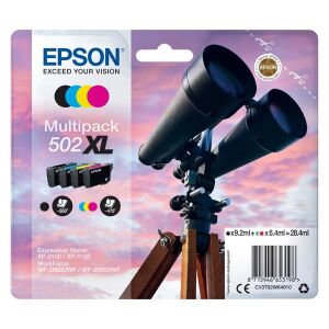 Epson 502XL Eredeti Tintapatron Multipack Fekete + Tri-color 142405142 - Nyomtató & Szkenner