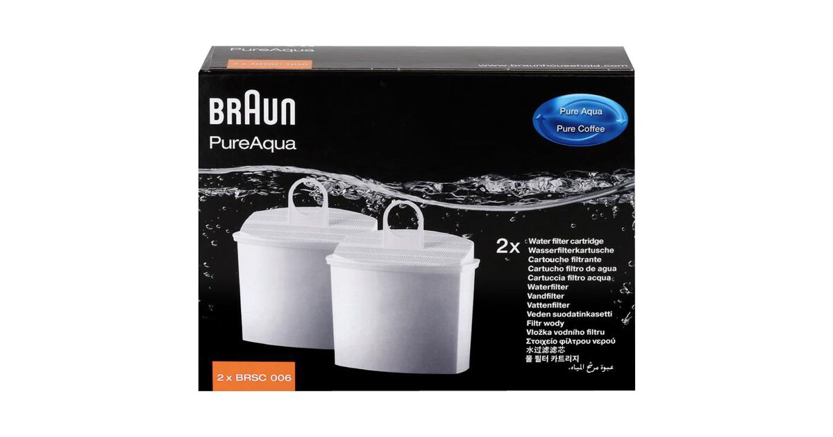 Braun PureAqua BRSC006 Waterfilterpatroon, 4 stuks