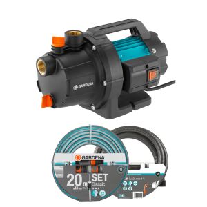 Gardena 09011-47 Basic 3000/4 Kerti szivattyú + Tömlő készlet 142408681 - Öntözés