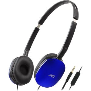 JVC FLATS vezetékes headset - kék. Könnyű fejhallgató online órákhoz és távmunkához. - JVC