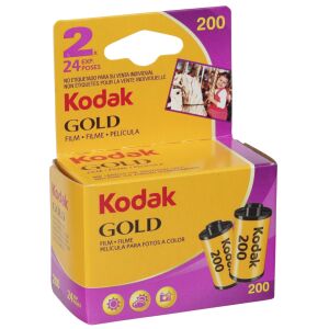 Kodak Gold 200 színes negatív film, 24 kocka, 2 tekercs - Kodak
