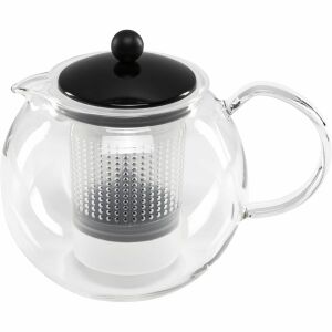 Bodum ASSAM Üveg Teáskanna 1,0L - Fekete / Inox 142410620 - Bodum