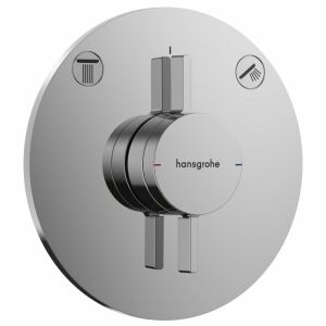 Hansgrohe DuoTurn S Beépíthető 2 utas Zuhanyzó keverőszelep szerelvény - Króm