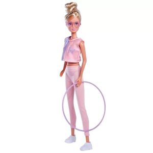Кукла Simba Steffi Love с обръч, руса коса, розов тоалет и очила - Simba Toys Баба