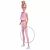 Simba Steffi Love Puppe mit Hula-Hoop-Reifen, blonden Haaren, rosa Outfit und Brille