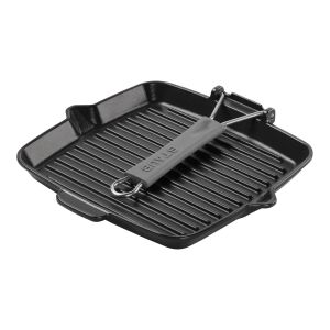 Staub 40509-343-0 Öntöttvas Grillserpenyő 34x21cm - Fekete 142413565 - Staub