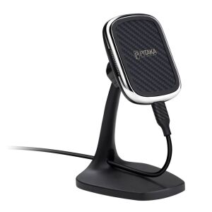 Pitaka MagEz Mount QI Mágneses asztali töltő - Fekete (10W)