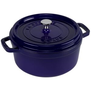 Staub La Cocotte 24cm Sütőedény kerek - Sötétkék 142418914 - Staub