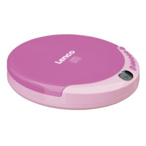Lenco CD-011 Discman Hordozható CD lejátszó - Rózsaszín Pink