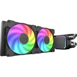 LC-Power LC-CC-280-B-ARGB JetFlow 280mm ARGB All In One Univerzális CPU Vízhűtés - Fekete 142422499 - LC-power