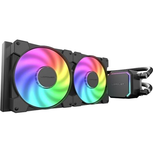 LC-Power LC-CC-280-B-ARGB JetFlow 280mm ARGB All In One Univerzális CPU Vízhűtés - Fekete 142422499