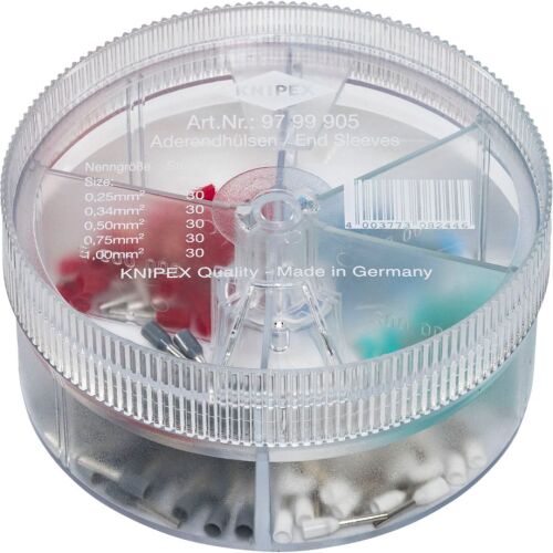 Knipex 97 99 905 Szigetelt Érvéghüvely Választék Készlet