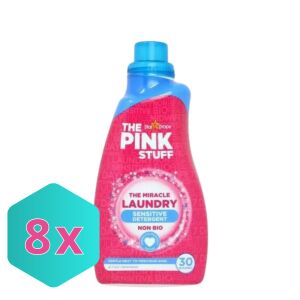 The Pink Stuff Szenzitív Mosógél 960ml, 8 darabos kiszerelés - Mosógél
