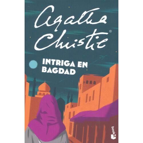 Agatha Christie: Intriga en Bagdad könyvborító. Izgalmas krimi regény a Közel-Keleten. - Idegennyelvű könyv