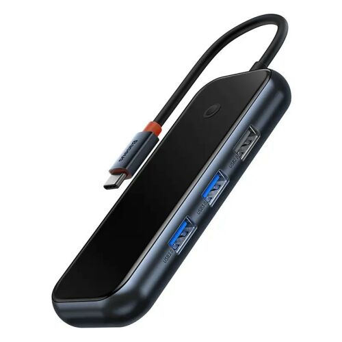 Szögletes nézet a Baseus AcmeJoy 5 az 1-ben USB-C Hub-ról 