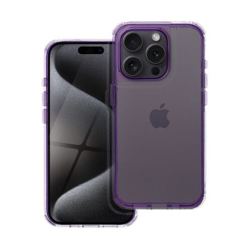 Matrix Apple iPhone 15 Pro Max lila védő telefontok kameravédelemmel - Telefon